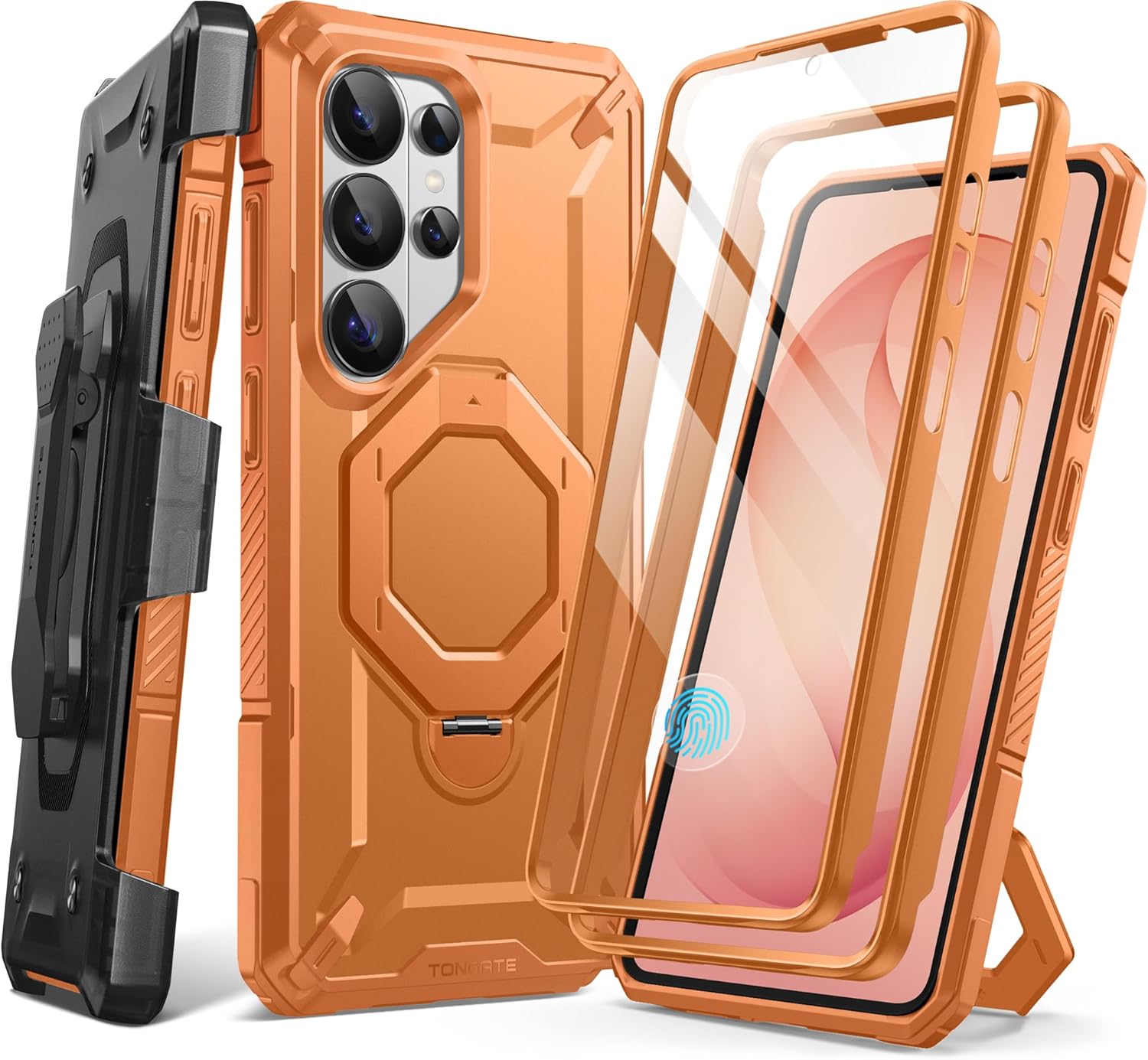 Samsung S26 Ultra Case with 360° Spin Magnetic Stand