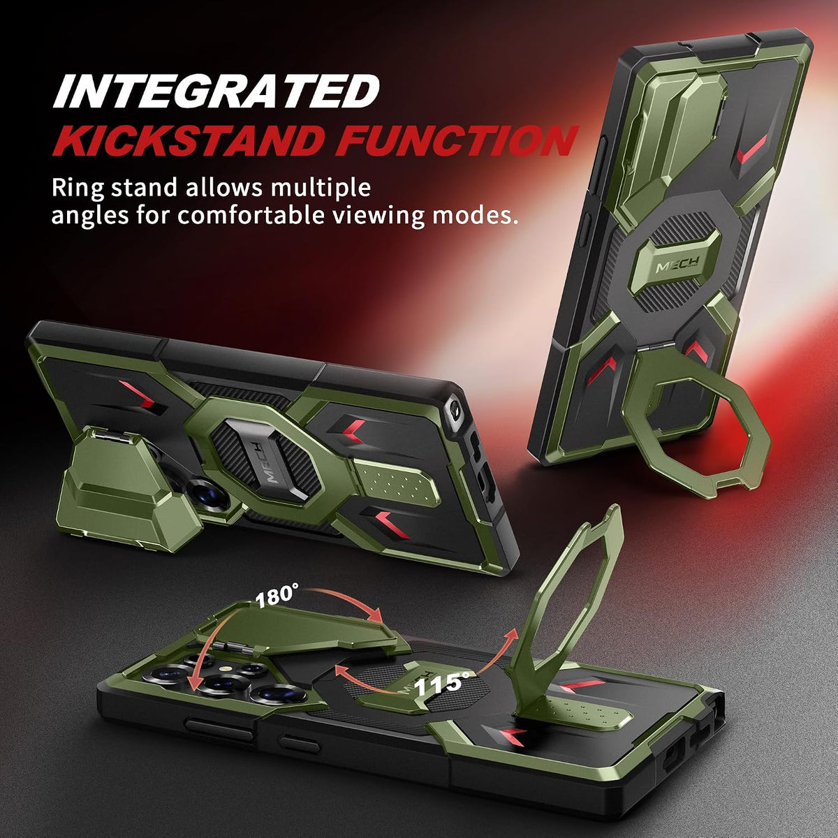 Galaxy S25 Ultra Magnetic Stand Case with Privacy Screen Protector