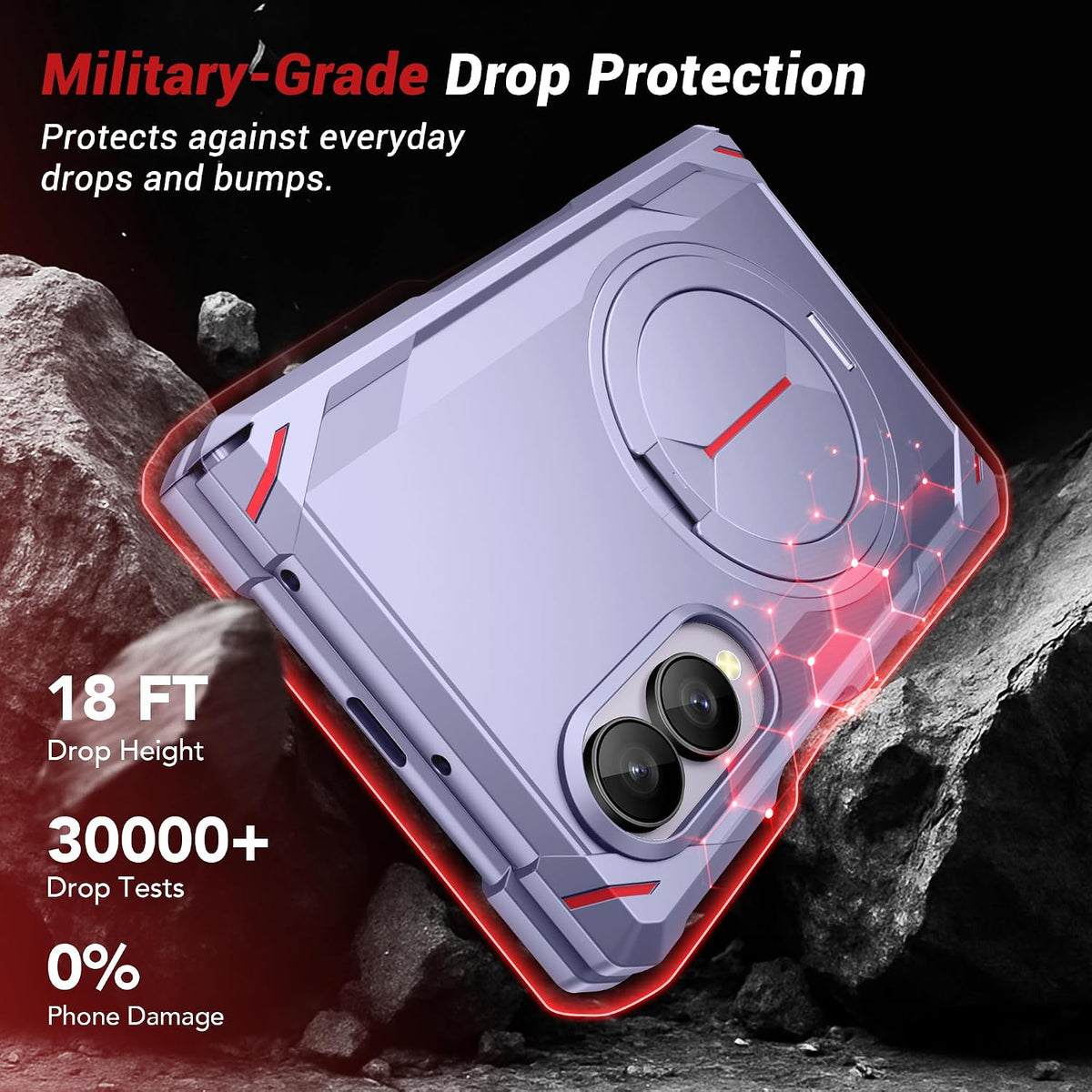 Galaxy Z Fold 8 Magnetic Rotating Stand Case