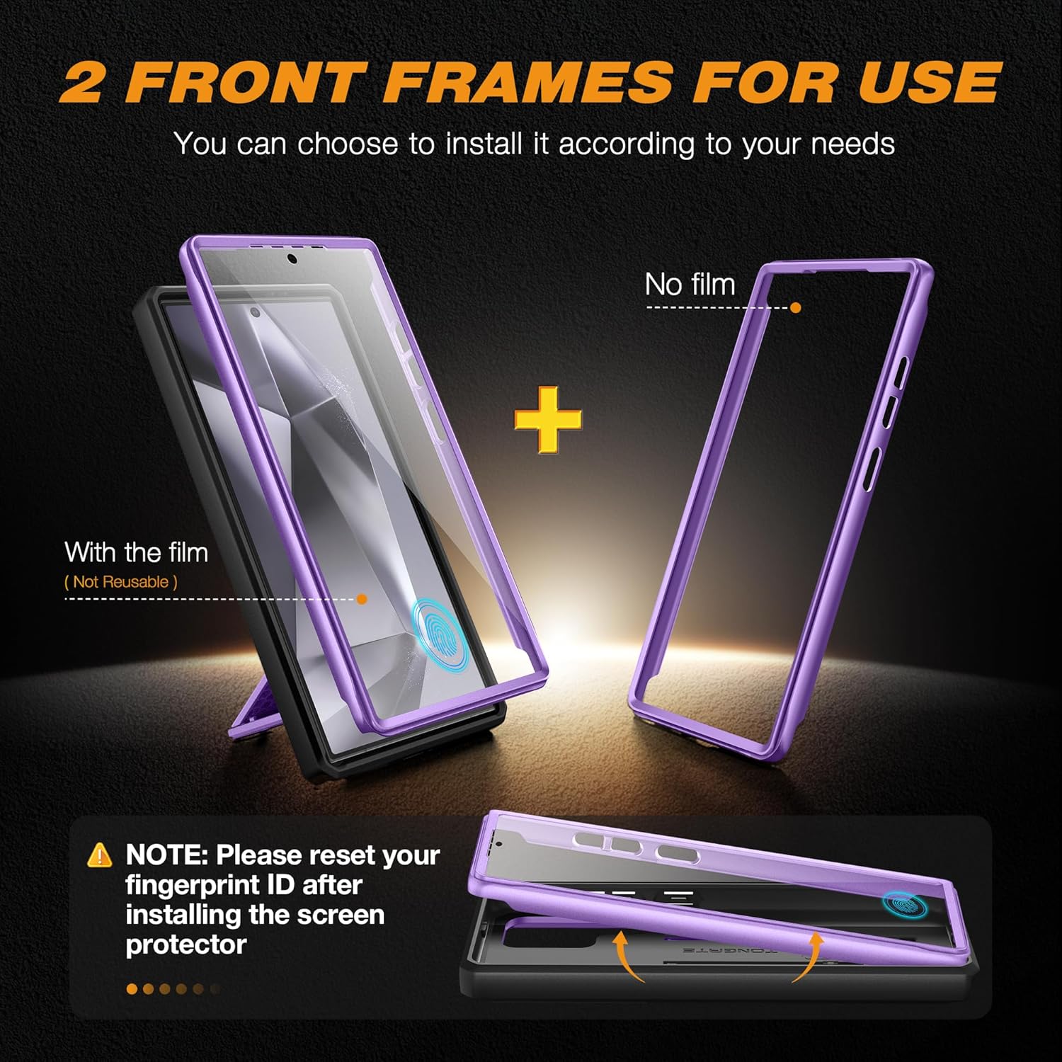 TONGATE for Samsung Galaxy S25 Ultra Case Purple