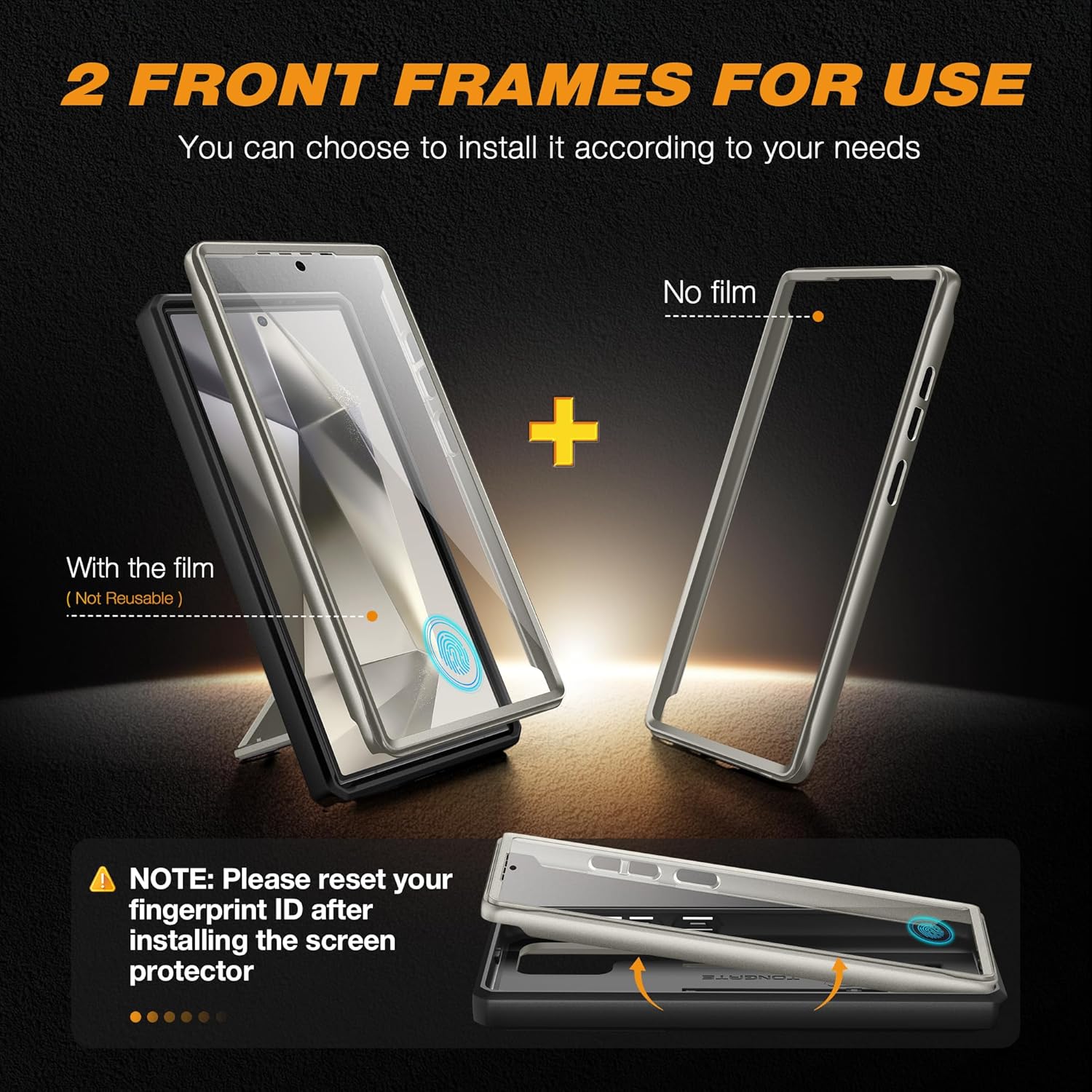 TONGATE for Samsung Galaxy S25 Ultra Case TiGray