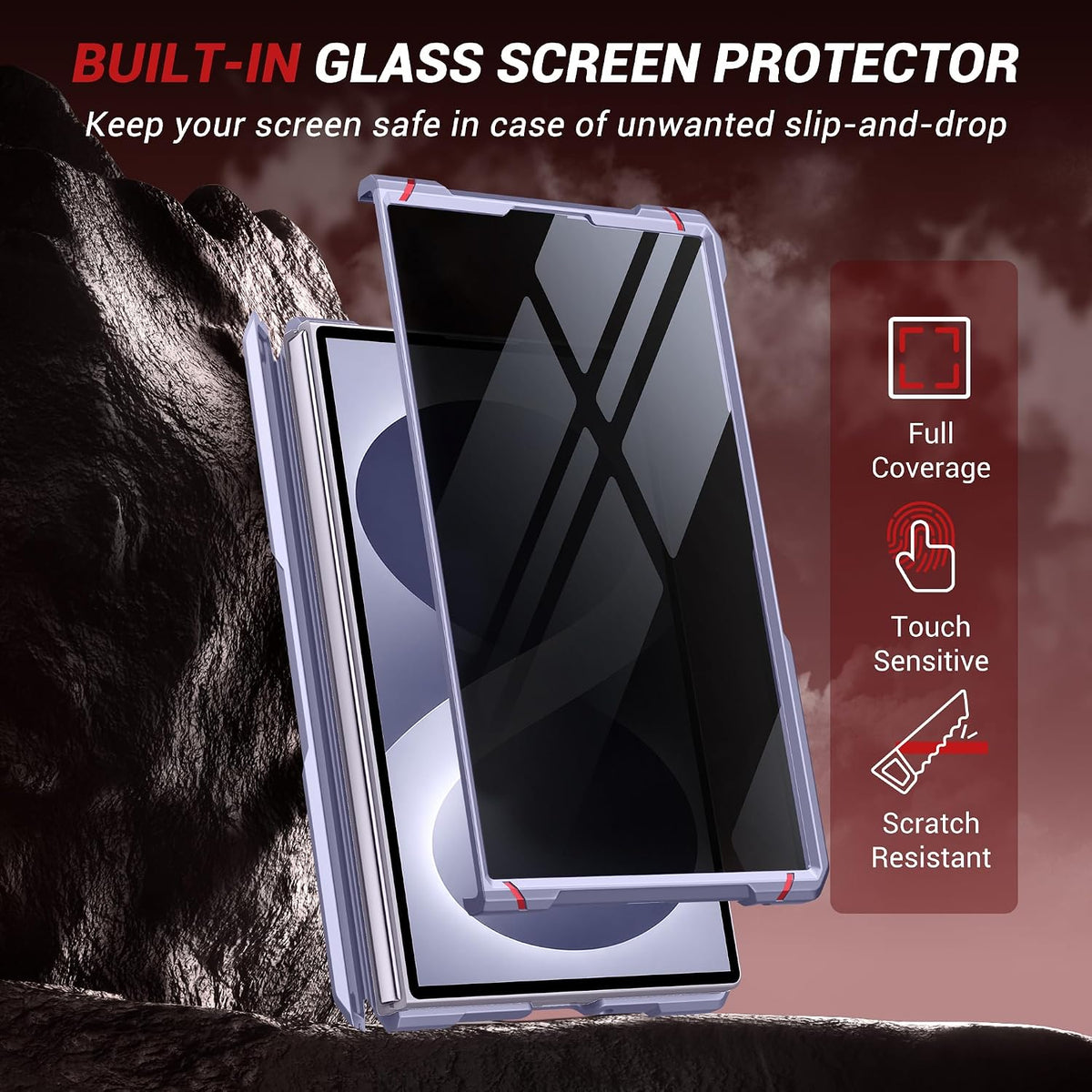 Galaxy Z Fold 8 Magnetic Rotating Stand Case