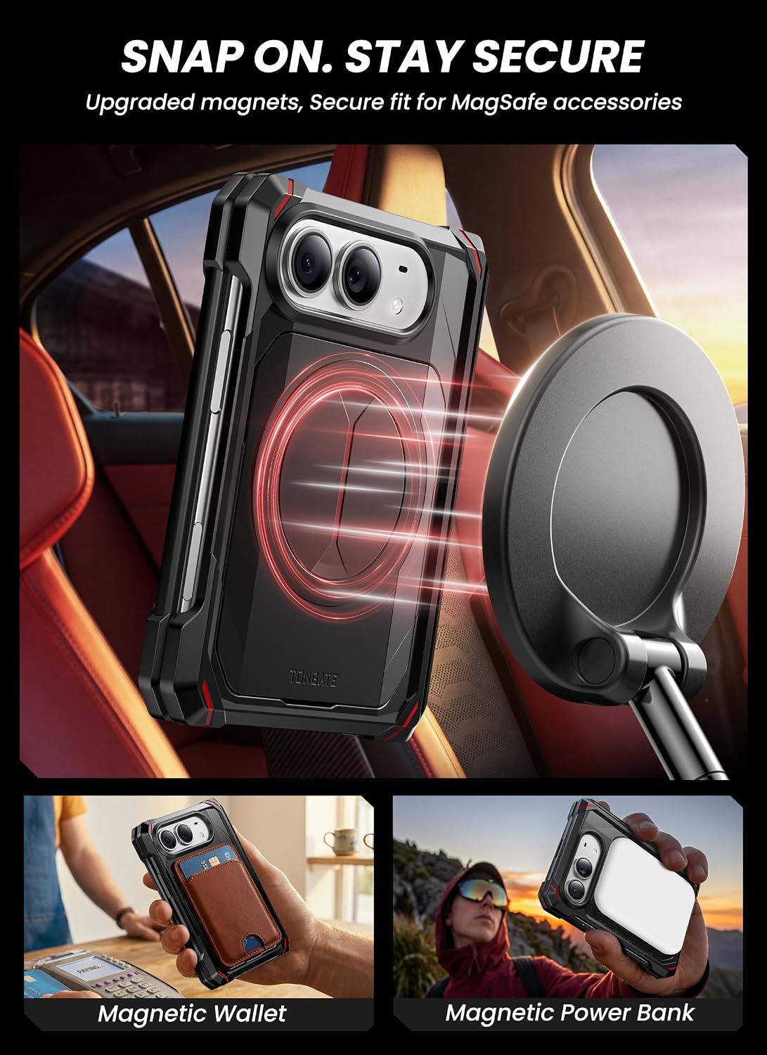 iPhone Duo Case with Stand & Screen Film