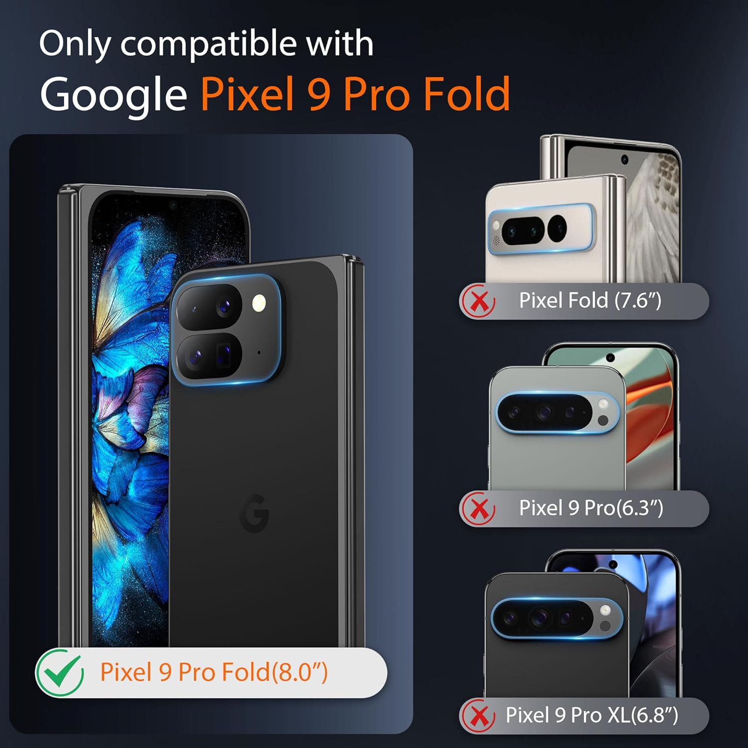 TONGATE Pixel 9 Pro Fold Case