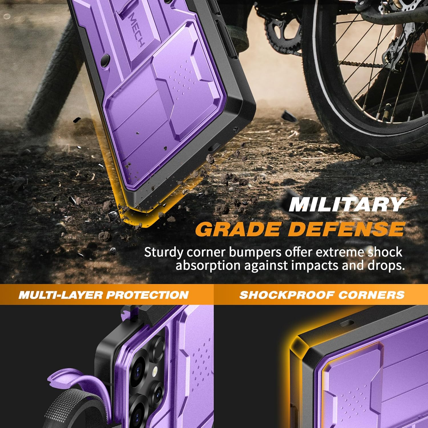TONGATE for Samsung Galaxy S25 Ultra Case Purple