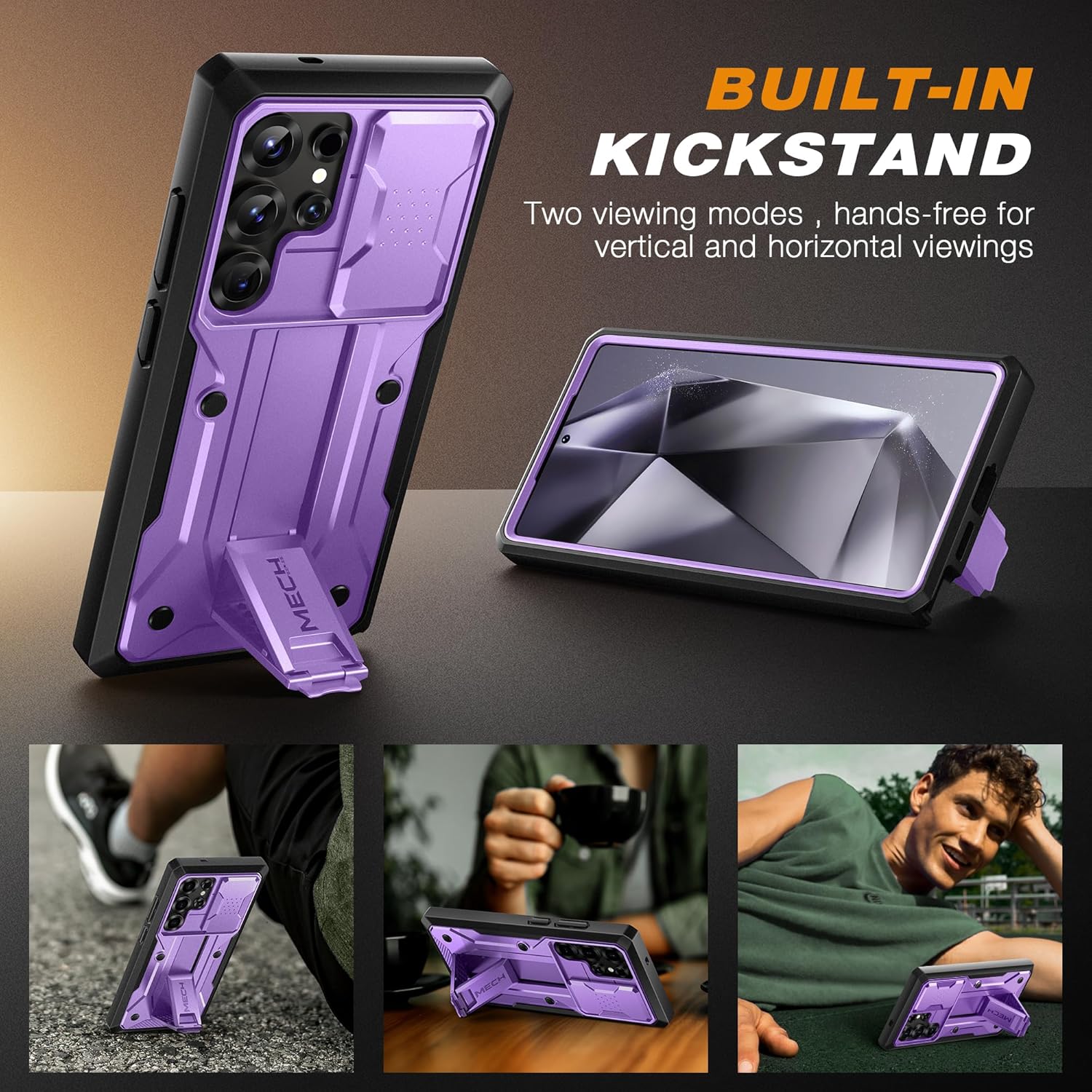 TONGATE for Samsung Galaxy S25 Ultra Case Purple