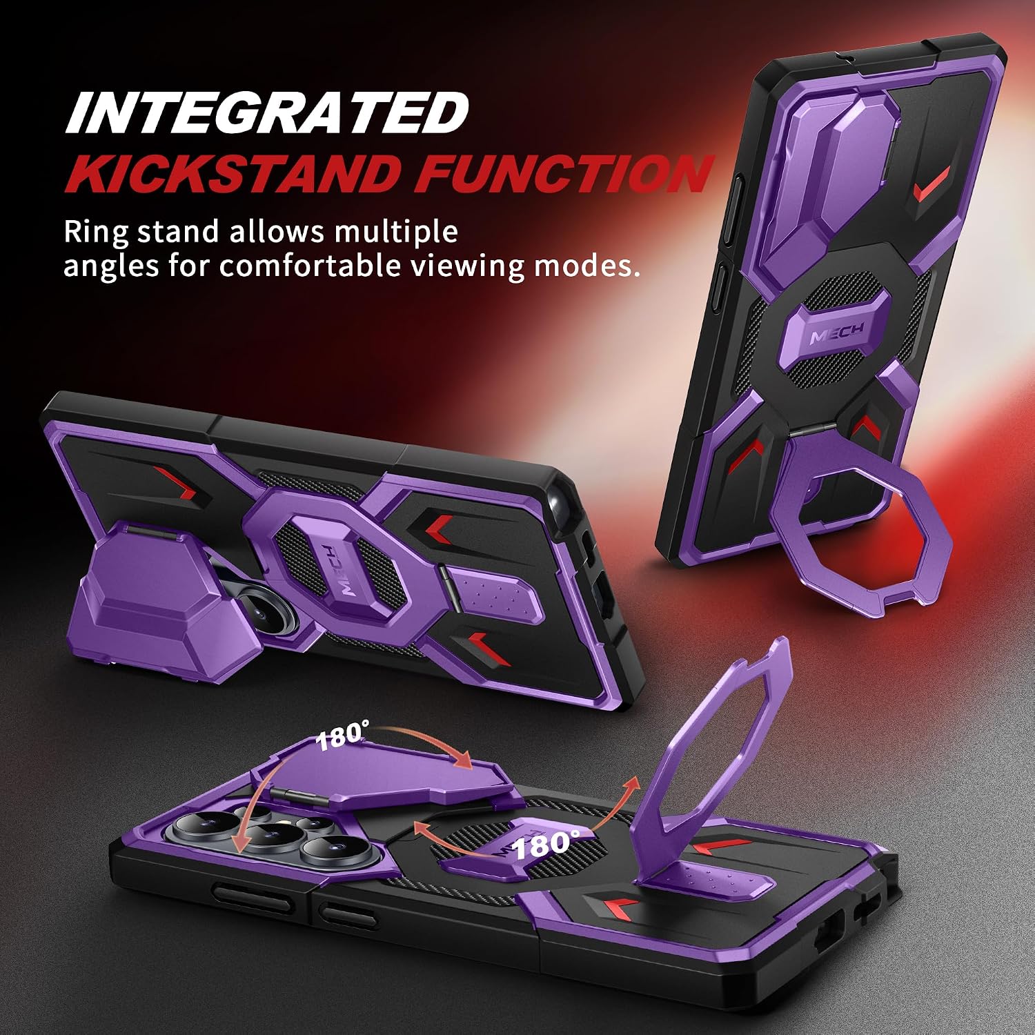 Galaxy S26 Ultra Magnetic Stand Case with Belt Clip