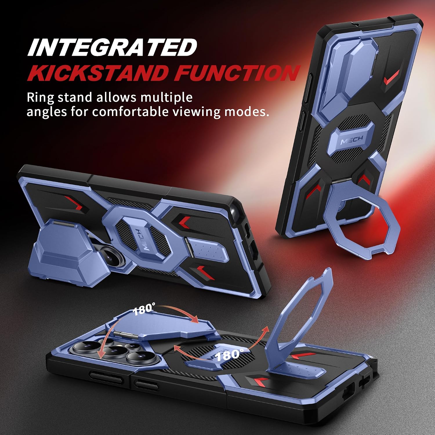 Galaxy S26 Ultra Magnetic Stand Case with Belt Clip