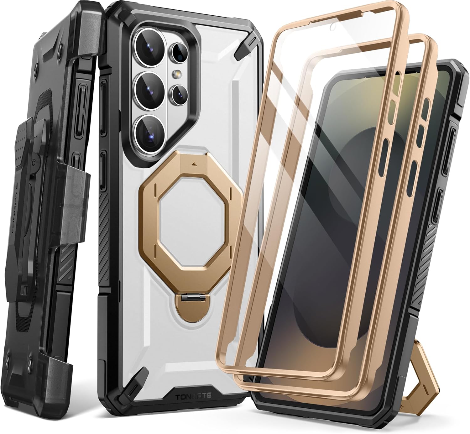 Samsung S26 Ultra Case with 360° Spin Magnetic Stand