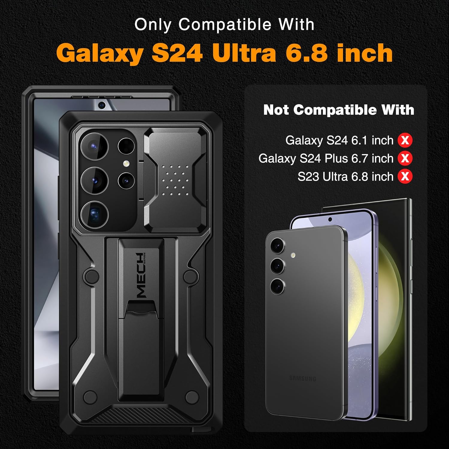 TONGATE for Samsung Galaxy S24 Ultra Case