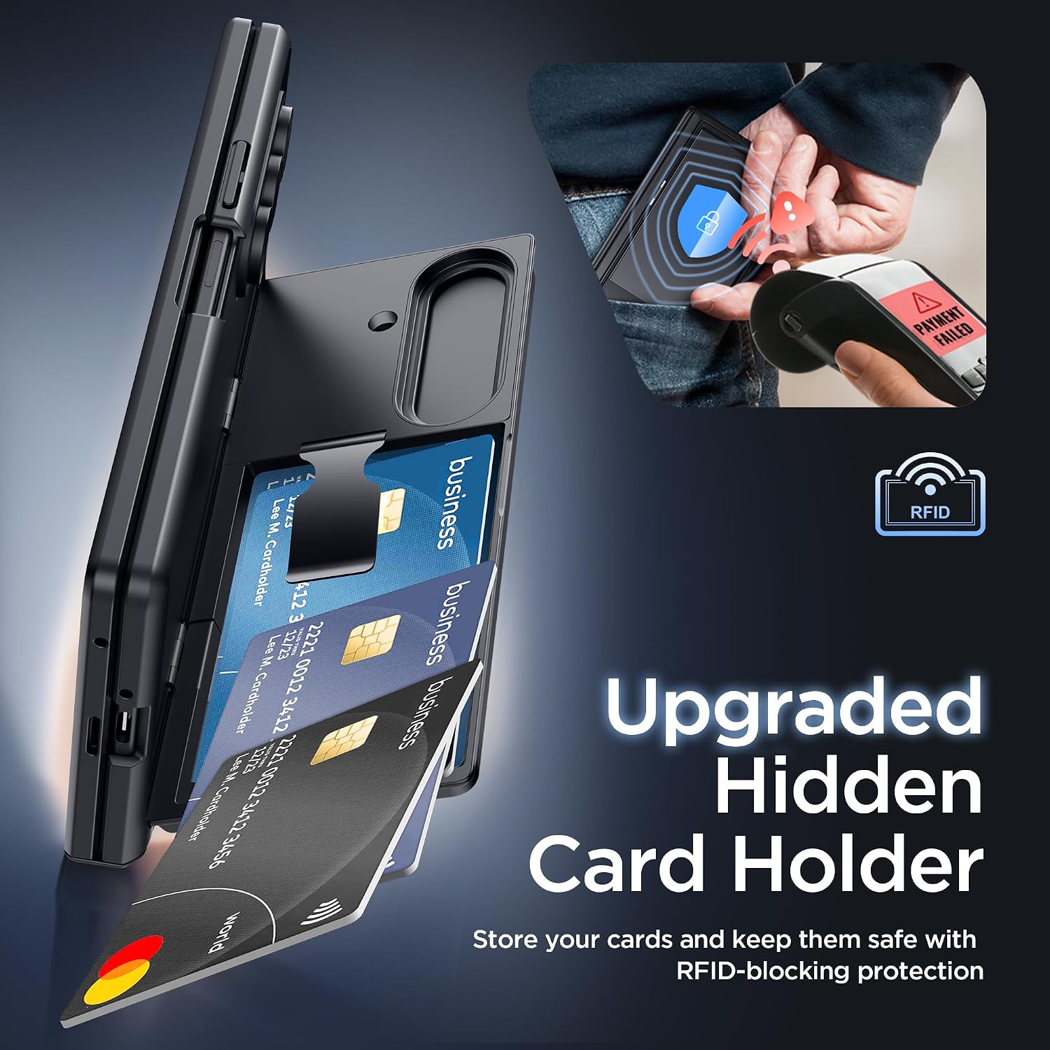 TONGATE Wallet for Z Fold 8 Ultra Case with Privacy Film & Stand
