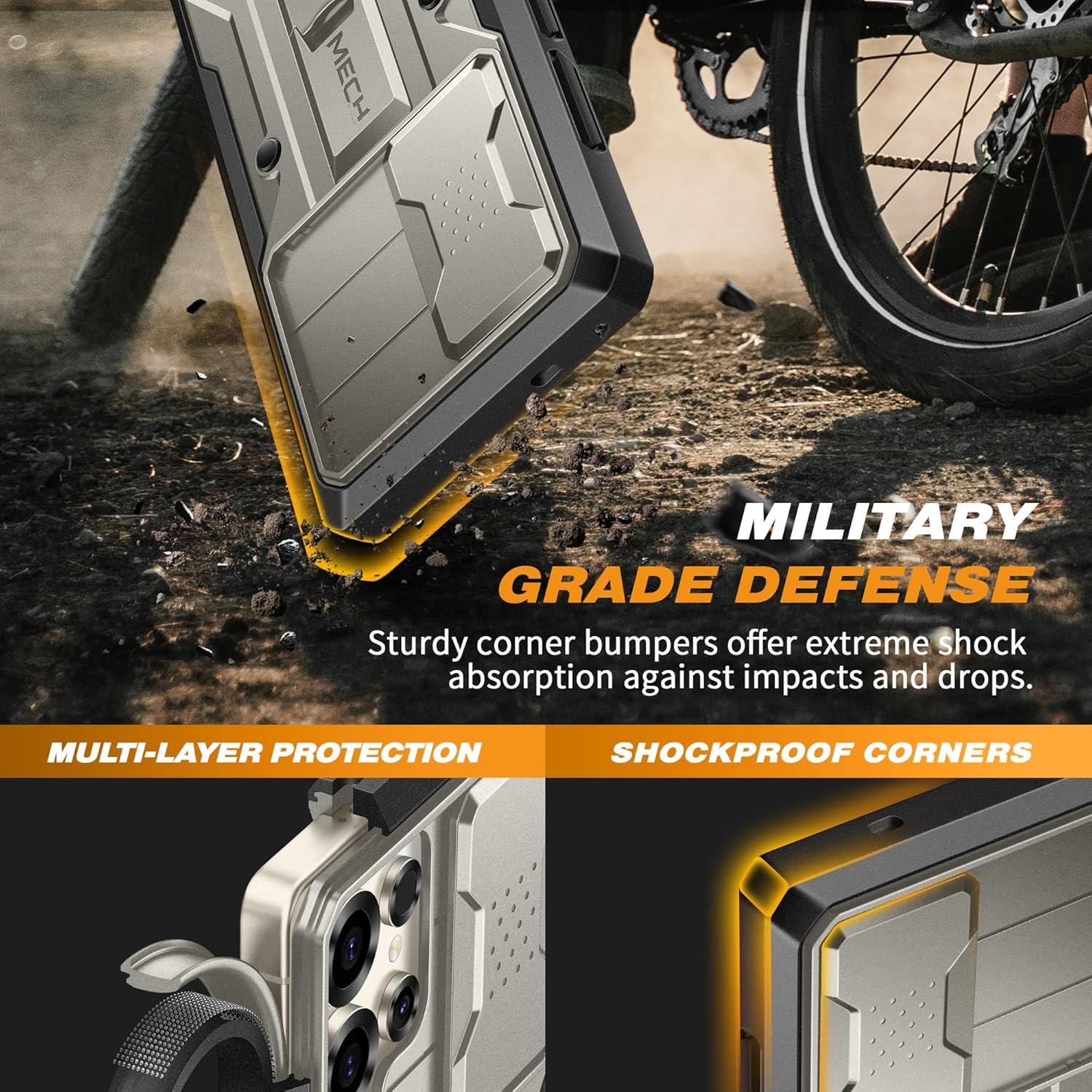 TONGATE for Samsung Galaxy S25 Ultra Case TiGray