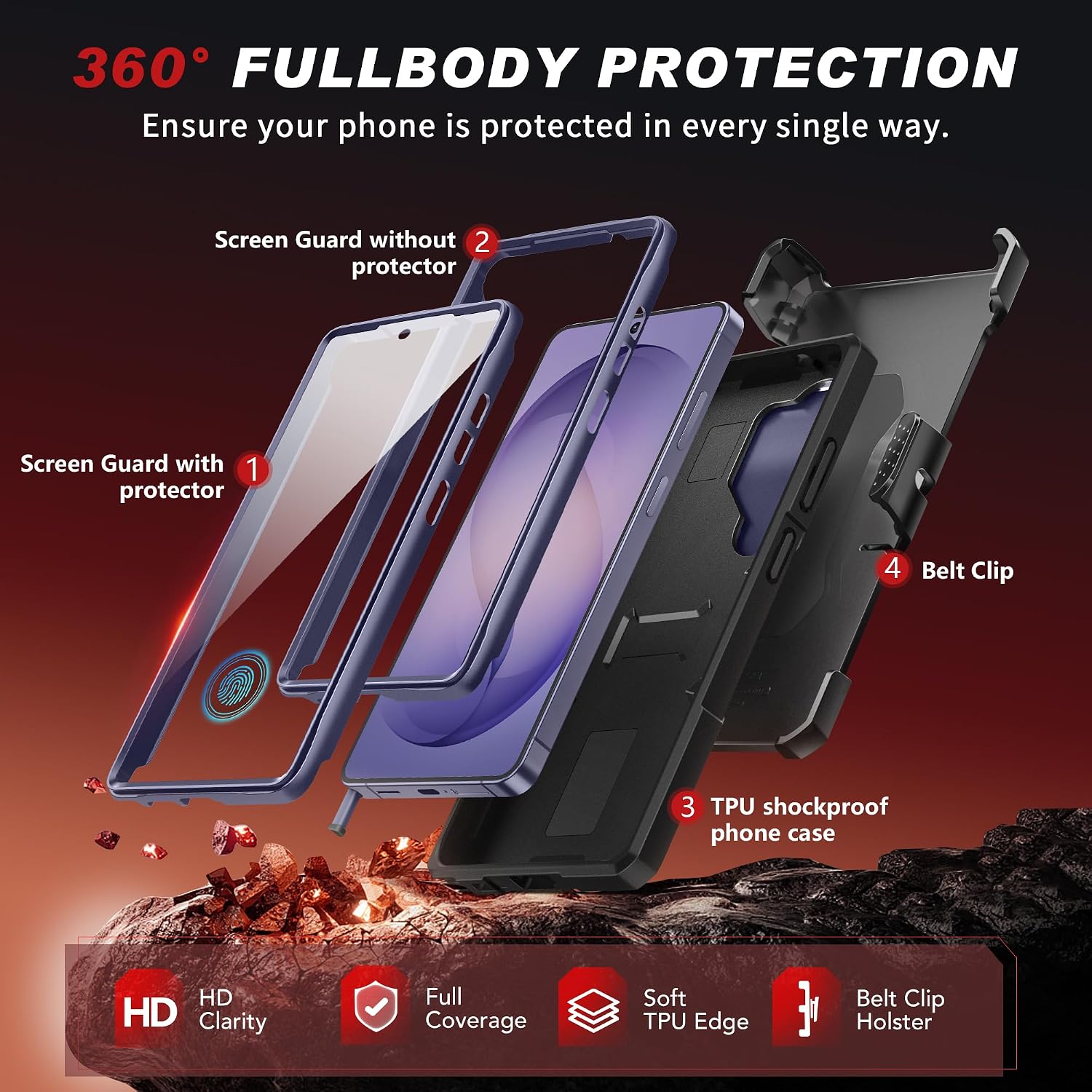 TONGATE Magnetic Stand for Samsung Galaxy S26 Ultra Case
