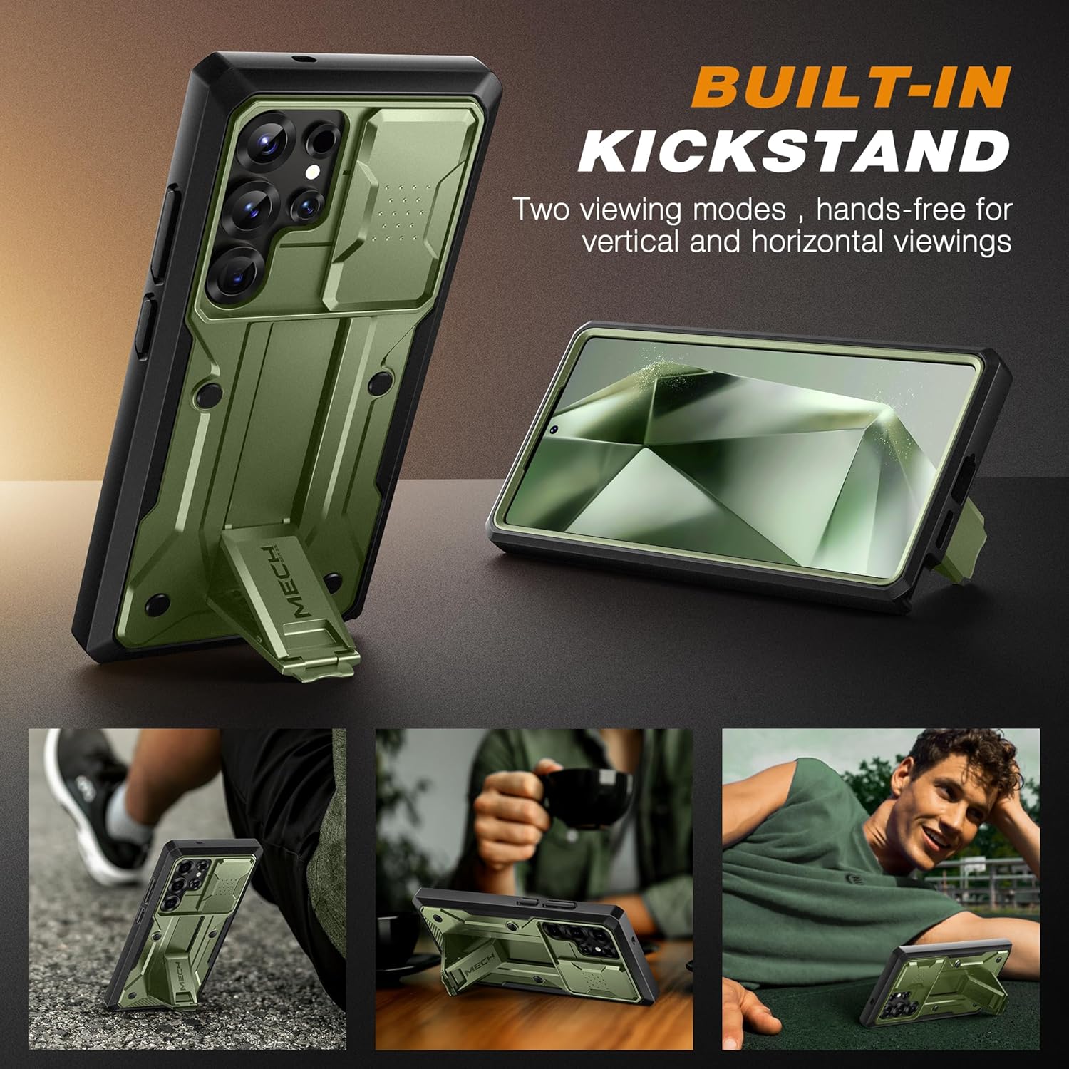 TONGATE for Samsung Galaxy S25 Ultra Case Green