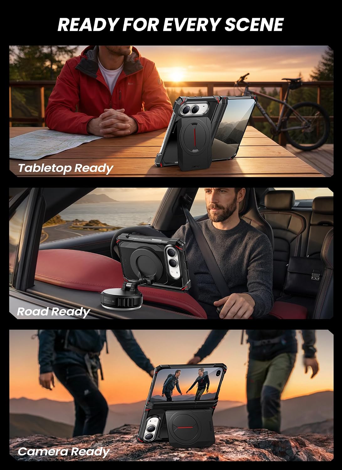 iPhone Duo Case with Stand & Screen Film
