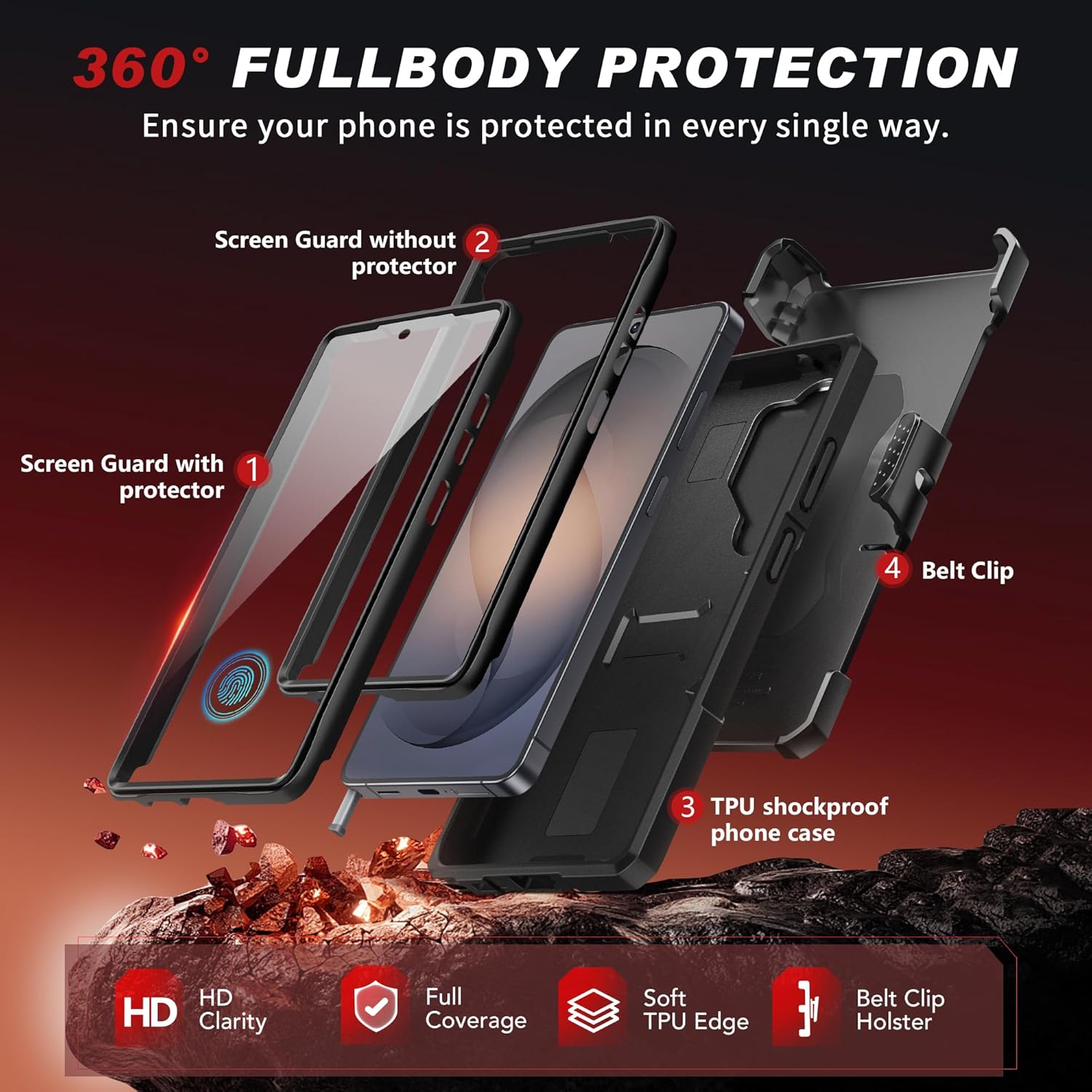 TONGATE Magnetic Stand for Samsung Galaxy S26 Ultra Case