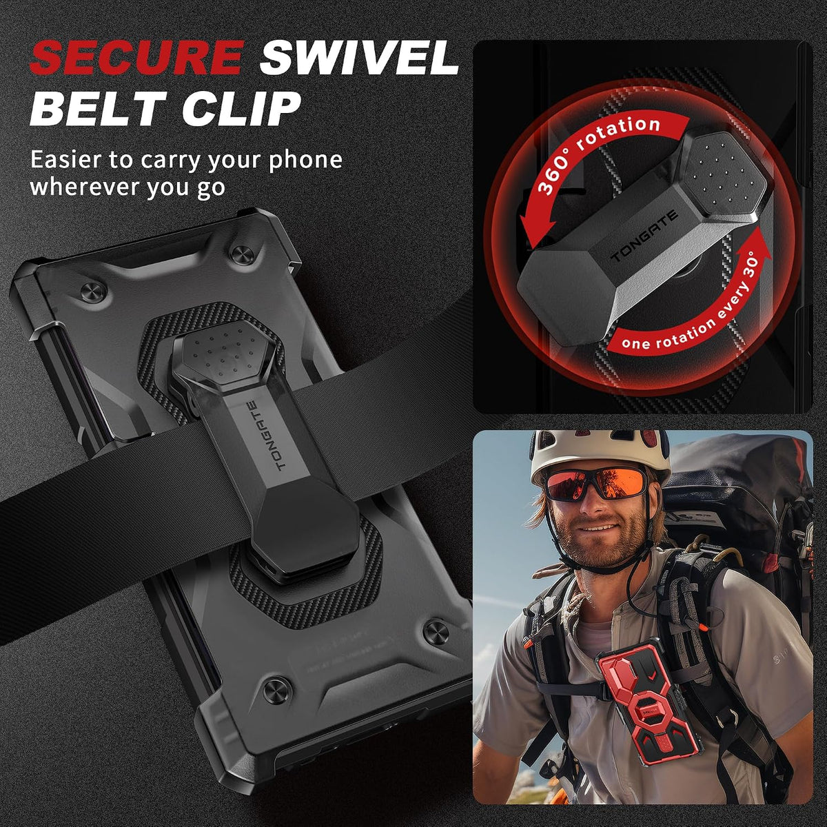 Galaxy S26 Ultra Magnetic Stand Case with Belt Clip