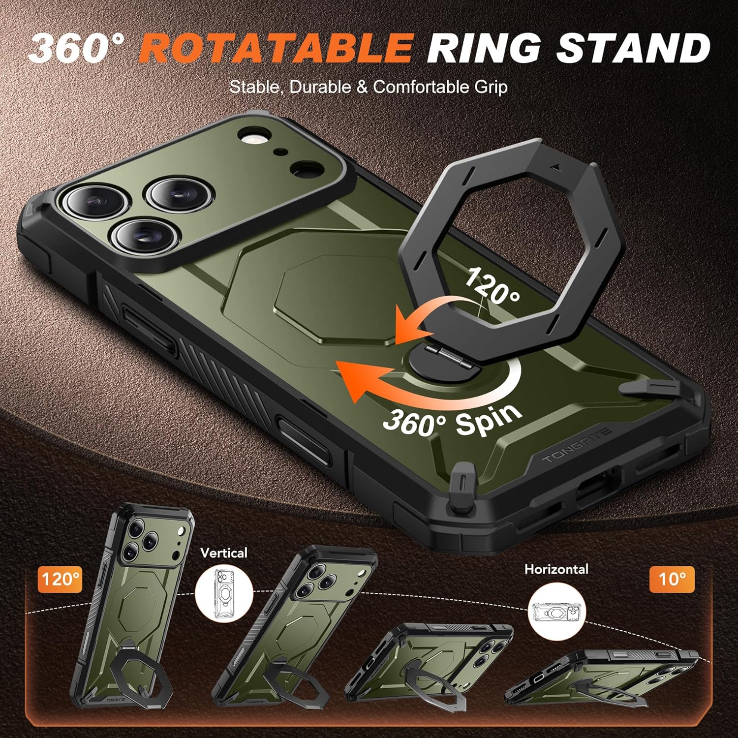 TONGATE iPhone 17 Pro Max Case